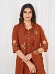 3MOST PICKED COTTON MULTI-THREAD EMBROIDERY WITH LUP WORK TOP BOTTOM WITH DUPATTA FESTIVE WEAR WHOLESALE PRICE ETHNIC GARMENT (2)