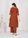 3MOST PICKED COTTON MULTI-THREAD EMBROIDERY WITH LUP WORK TOP BOTTOM WITH DUPATTA FESTIVE WEAR WHOLESALE PRICE ETHNIC GARMENT (2)