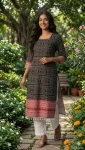 3NEW ARRIVAL COTTON DIGITAL PRINT WITH KODI BORDER KURTI BOTTOM SET DAILY WEAR WHOLESALE PRICE ETHNIC GARMENT (5)
