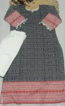 3NEW ARRIVAL COTTON DIGITAL PRINT WITH KODI BORDER KURTI BOTTOM SET DAILY WEAR WHOLESALE PRICE ETHNIC GARMENT (5)