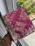 3RICH LOOK GEORGETTE BANDHEJ PRINT & EMBROIDERY WITH CUTWORK BORDER SAREE WITH UNSTITCHED BLOUSE FESTIVE WEAR WHOLESALE PRICE ETHNIC GARMENT (13)