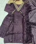 3RICH LOOK SLUB COTTON CUT PASTE EMBROIDERY WORK TOP BOTTOM WITH DUPATTA FESTIVE WEAR WHOLESALE PRICE ETHNIC GARMENT (9)