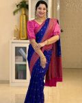 3TRENDING BANARASI LICHI SILK JACQUARD WORK SAREE WITH UNSTITCHED BLOUSE FESTIVE WEAR WHOLESALE PRICE ETHNIC GARMENT (21)