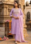3TRENDING SLUB COTTON EMBROIDERY WORK TOP BOTTOM WITH DUPATTA FESTIVE WEAR WHOLESALE PRICE ETHNIC GARMENT (2)