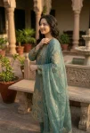4MODERN GMY SILK EMBROIDERY SEQUENCE WORK TOP BOTTOM WITH DUPATTA FESTIVE WEAR WHOLESALE PRICE ETHNIC GARMENT (48)