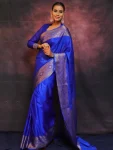 4NEW ARRIVAL LICHI SILK RICH PALLU & JACQUARD WORK SAREE WITH UNSTITCHED BLOUSE FESTIVE WEAR WHOLESALE PRICE ETHNIC GARMENT (12)