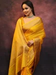 4TRENDING BANARASI LICHI SILK JACQUARD WORK SAREE WITH UNSTITCHED BLOUSE FESTIVE WEAR WHOLESALE PRICE ETHNIC GARMENT (30)