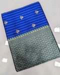 5TRENDING BANARASI LICHI SILK JACQUARD WORK SAREE WITH UNSTITCHED BLOUSE FESTIVE WEAR WHOLESALE PRICE ETHNIC GARMENT (11)