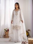 6FANCY GMY SILK EMBROIDERY BEADS WORK TOP PALAZZO WITH DUPATTA FESTIVE WEAR WHOLESALE PRICE ETHNIC GARMENT (44)