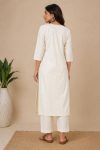 6MODERN COTTON EMBROIDERY WORK TOP PENT SET FESTIVE WEAR WHOLESALE PRICE ETHNIC GARMENT (28)
