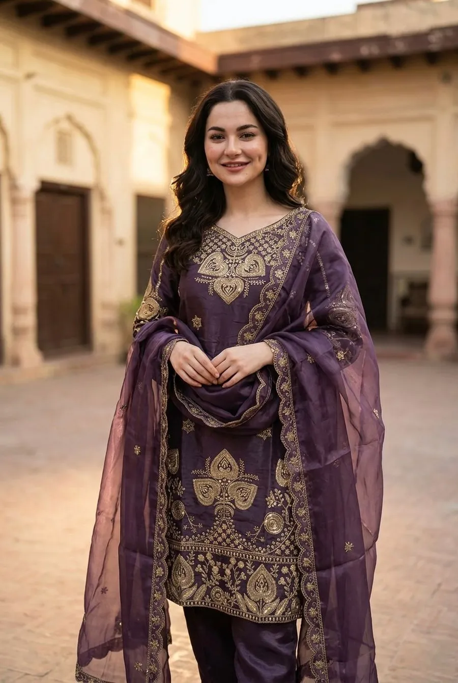 6MODERN GMY SILK EMBROIDERY SEQUENCE WORK TOP BOTTOM WITH DUPATTA FESTIVE WEAR WHOLESALE PRICE ETHNIC GARMENT (53)