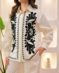 6TRENDING RAYON SLUB EMBROIDERY WORK CO-ORD SET OFFICE WEAR WHOLESALE PRICE ETHNIC GARMENT (9)