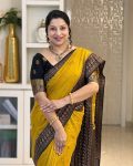 7TRENDING BANARASI LICHI SILK JACQUARD WORK SAREE WITH UNSTITCHED BLOUSE FESTIVE WEAR WHOLESALE PRICE ETHNIC GARMENT (38)