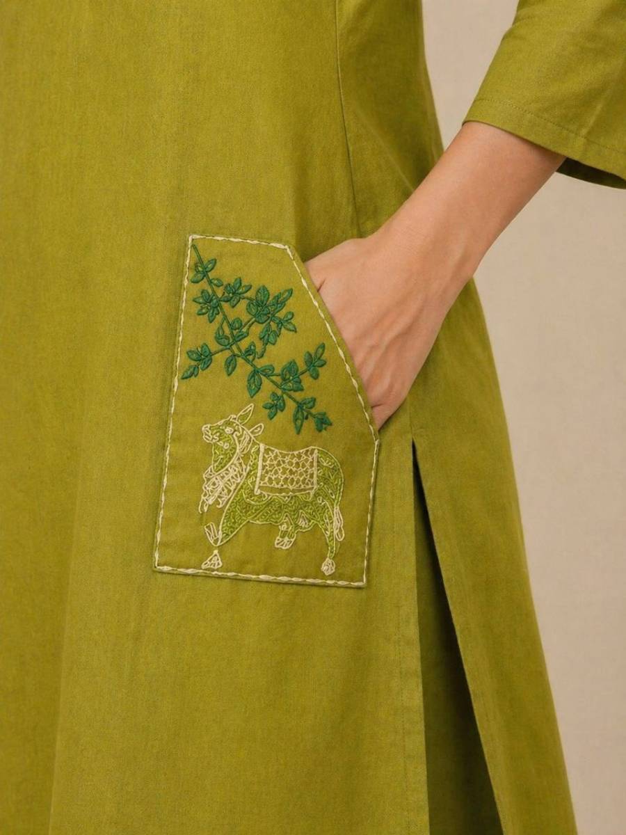 8MODERN COTTON EMBROIDERY WORK TOP PENT SET FESTIVE WEAR WHOLESALE PRICE ETHNIC GARMENT (36)