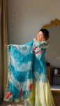 8MODERN SATIN SILK SEQUENCE CODING EMBROIDERY WORK TOP PALAZZO WITH DUPATTA WEDDING WEAR WHOLESALE PRICE ETHNIC GARMENT (18)