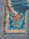 CHINON DIGITAL PRINT WITH MIRROR HANDWORK SAREE WITH UNSTITCHED BLOUSE PARTY WEAR WHOLESALE PRICE ETHNIC GARMENT (3)