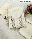 DESIGNER COTTON DOBBY SCHIFLI WORK TOP BOTTOM WITH DUPATTA FESTIVE WEAR WHOLESALE PRICE ETHNIC GARMENT (2)