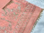 DESIGNER CRUNCHY SILK EMBROIDERY BEADS AND MATKA LACE WORK CO-ORD SET FESTIVE WEAR WHOLESALE PRICE ETHNIC GARMENT (4)