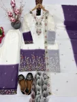 DESIGNER DUAL TONE STAR GEORGETTE EMBROIDERY SEQUENCE WORK TOP PALAZZO WITH DUPATTA FESTIVE WEAR WHOLESALE PRICE ETHNIC GARMENT (5)