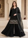 DESIGNER FENDY BEADS WITH SEQUENCE EMBROIDERY & CUT WORK TOP PALAZZO WITH DUPATTA FESTIVE WEAR WHOLESALE PRICE ETHNIC GARMENT (3)