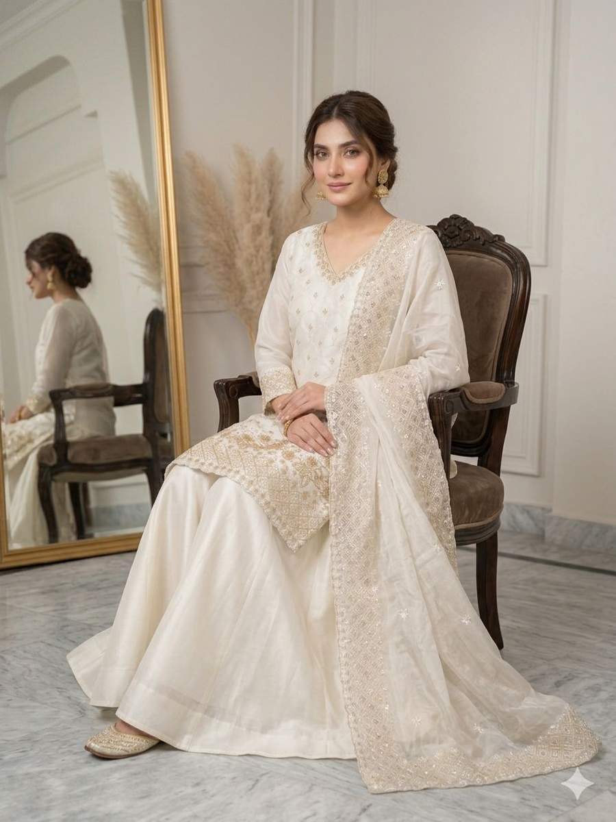 DESIGNER FENDY BEADS WITH SEQUENCE EMBROIDERY & CUT WORK TOP PALAZZO WITH DUPATTA FESTIVE WEAR WHOLESALE PRICE ETHNIC GARMENT (4)
