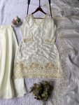 DESIGNER FENDY BEADS WITH SEQUENCE EMBROIDERY & CUT WORK TOP PALAZZO WITH DUPATTA FESTIVE WEAR WHOLESALE PRICE ETHNIC GARMENT (2)