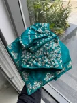 DESIGNER FENDY SATIN SILK BEADS & SEQUENCE EMBROIDERY WORK LACE BORDER SAREE WITH STITCHED BLOUSE WEDDING WEAR WHOLESALE PRICE ETHNIC GARMENT (20)