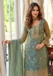 DESIGNER FENDY SILK CODING SEQUENCE & THREAD WORK TOP BOTTOM WITH DUPATTA FESTIVE WEAR WHOLESALE PRICE ETHNIC GARMENT (3)