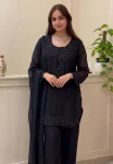 DESIGNER FENDY SILK EMBROIDERY BEADS WORK TOP BOTTOM WITH DUPATTA FESTIVE WEAR WHOLESALE PRICE ETHNIC GARMENT (8)