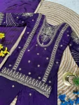 DESIGNER FENDY SILK EMBROIDERY SEQUENCE WORK KID’S TOP PALAZZO WITH DUPATTA FESTIVE WEAR WHOLESALE PRICE ETHNIC GARMENT (2)
