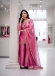 DESIGNER FENDY SILK SEQUENCE & ZARI EMBROIDERY WORK TOP PALAZZO WITH DUPATTA FESTIVE WEAR WHOLESALE PRICE ETHNIC GARMENT (4)
