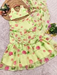 DESIGNER GEORGETTE DIGITAL PRINT WORK LEHENGA SAREE WITH STITCHED BLOUSE PARTY WEAR WHOLESALE PRICE ETHNIC GARMENT (1)