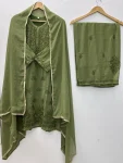 DESIGNER GEORGETTE EMBROIDERY WORK TOP PALAZZO WITH DUPATTA FESTIVE WEAR WHOLESALE PRICE ETHNIC GARMENT (3)