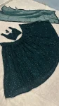DESIGNER GEORGETTE SEQUENCE WORK LEHENGA CHOLI WITH DUPATTA RECEPTION WEAR WHOLESALE PRICE ETHNIC GARMENT (2)