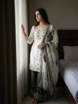 DESIGNER GMY SILK EMBROIDERY SEQUENCE WORK TOP PALAZZO WITH DUPATTA FESTIVE WEAR WHOLESALE PRICE ETHNIC GARMENT (7)