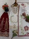 DESIGNER GMY SILK EMBROIDERY SEQUENCE WORK TOP PALAZZO WITH DUPATTA WEDDING WEAR WHOLESALE PRICE ETHNIC GARMENT (5)