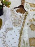 DESIGNER GMY SILK EMBROIDERY SEQUENCE WORK TOP PALAZZO WITH DUPATTA WEDDING WEAR WHOLESALE PRICE ETHNIC GARMENT (9)