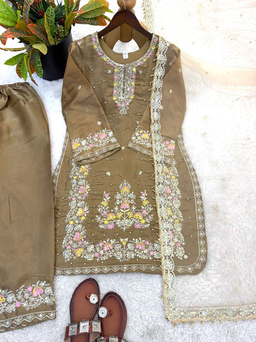 DESIGNER GMY SILK EMBROIDERY SEQUENCE WORK TOP PALAZZO WITH DUPATTA WEDDING WEAR WHOLESALE PRICE ETHNIC GARMENT (14)