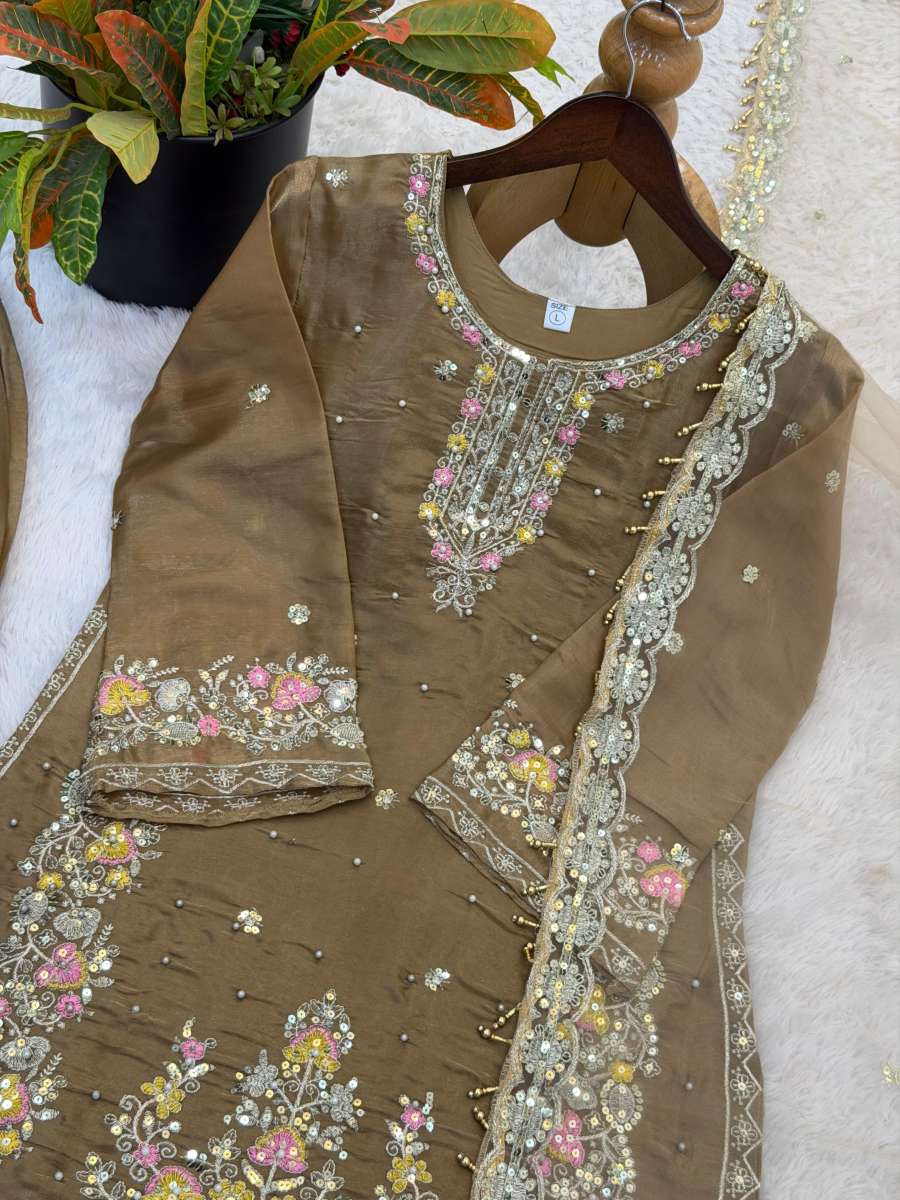 DESIGNER GMY SILK EMBROIDERY SEQUENCE WORK TOP PALAZZO WITH DUPATTA WEDDING WEAR WHOLESALE PRICE ETHNIC GARMENT (17)