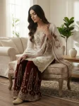 DESIGNER GMY SILK EMBROIDERY SEQUENCE WORK TOP PALAZZO WITH DUPATTA WEDDING WEAR WHOLESALE PRICE ETHNIC GARMENT (5)