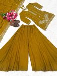 DESIGNER NC VICHITRA BEADS HAND WORK TOP PALAZZO WITH DUPATTA WEDDING WEAR WHOLESALE PRICE ETHNIC GARMENT (2)