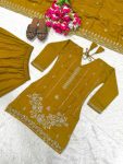 DESIGNER NC VICHITRA BEADS HAND WORK TOP PALAZZO WITH DUPATTA WEDDING WEAR WHOLESALE PRICE ETHNIC GARMENT (2)