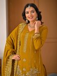 DESIGNER NC VICHITRA BEADS HAND WORK TOP PALAZZO WITH DUPATTA WEDDING WEAR WHOLESALE PRICE ETHNIC GARMENT (2)