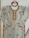 DESIGNER SATIN SILK THREAD WITH SEQUENCE WORK TOP PALAZZO WITH DUPATTA FESTIVE WEAR WHOLESALE PRICE ETHNIC GARMENT (1)