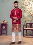 DESIGNER STAR COTTON EMBROIDERY WORK KURTA PAYJAMA FESTIVE WEAR WHOLESALE PRICE ETHNIC GARMENT (3)
