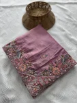 DESIGNER TISSUE SILK EMBROIDERY WITH CUTWORK SAREE WITH UNSTITCHED BLOUSE WEDDING WEAR WHOLESALE PRICE ETHNIC GARMENT (16)