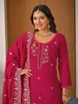 DESIGNER VICHITRA BEADS HAND WORK TOP SHARARA WITH DUPATTA FESTIVE WEAR WHOLESALE PRICE ETHNIC GARMENT (2)