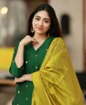 FANCY ART SILK WEAVING WORK TOP BOTTOM WITH DUPATTA FESTIVE WEAR WHOLESALE PRICE ETHNIC GARMENT (2)