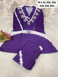 FANCY BURBERRY SILK HANDWORK CO-ORD SET DAILY WEAR WHOLESALE PRICE ETHNIC GARMENT (2)