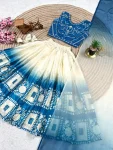 FANCY CHINON SILK EMBROIDERY WORK LEHENGA CHOLI WITH DUPATTA FESTIVE WEAR WHOLESALE PRICE ETHNIC GARMENT (7)
